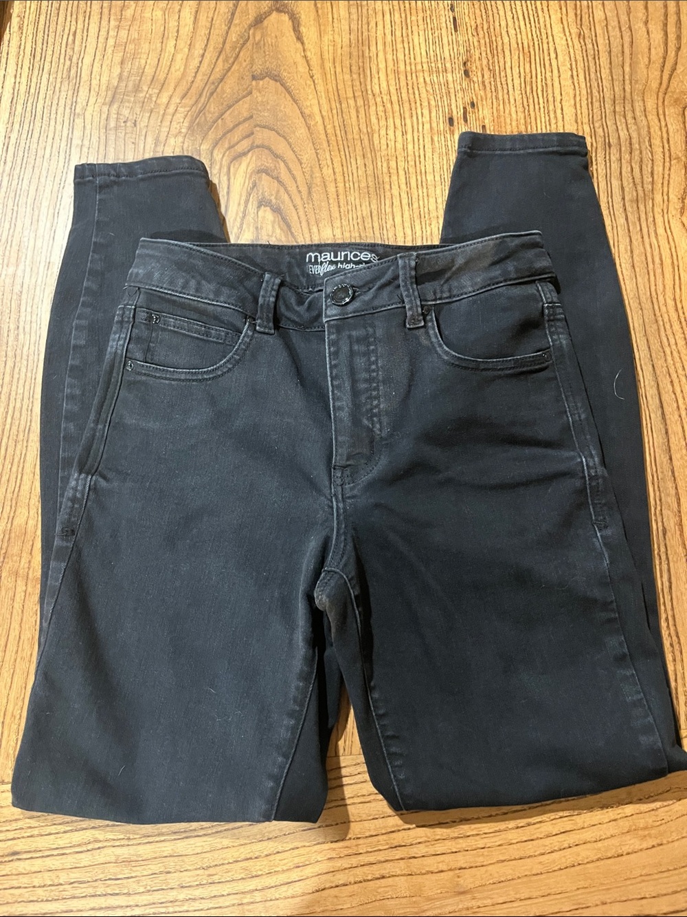 Maurices Black Skinny Jeans - Sleek High-Rise Fit Size 4 reg.
